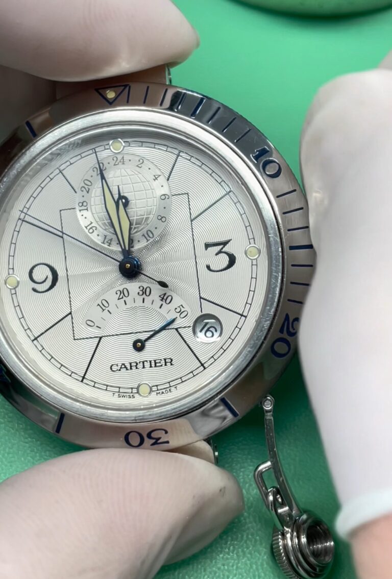 カルティエ パシャ 時計修理
